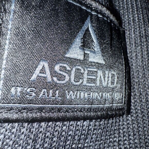 Ascend Fleece Lined Sweater Jacket Fitted Full Zip Women's Pockets Sz XL EUC - Picture 10 of 12
